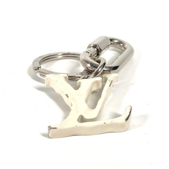 LOUIS VUITTON LV logo with carabiner Portocle-LV Sharp Bag Charm Key Holder - Picture 12 of 12